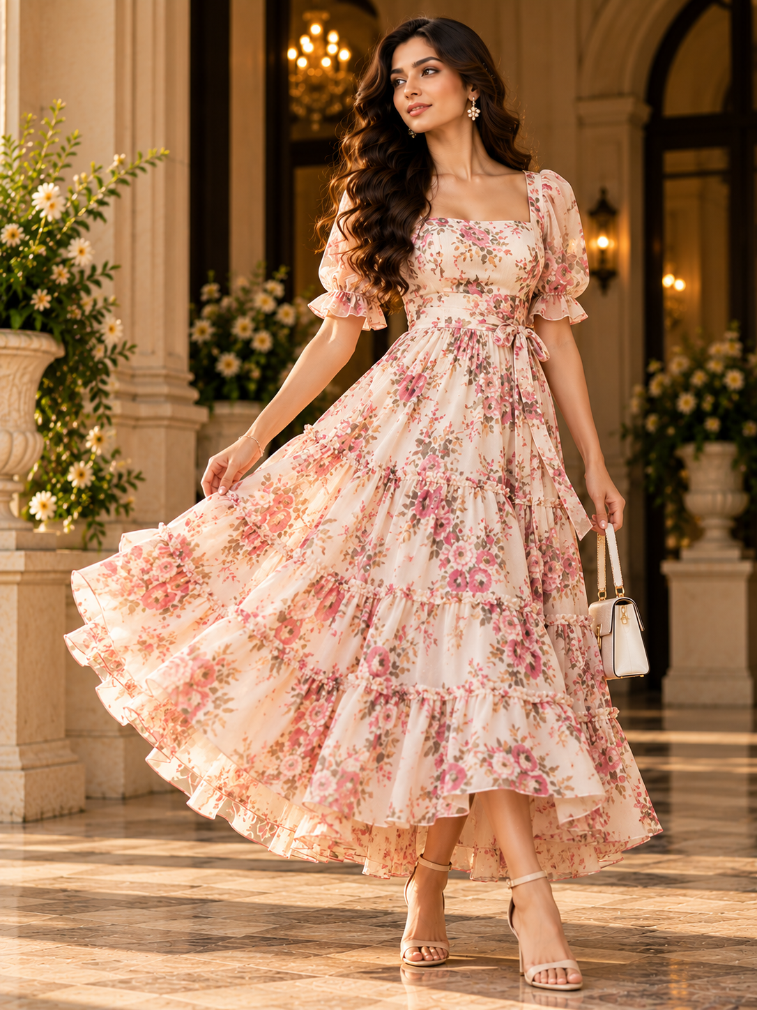 Premium Floral Dress